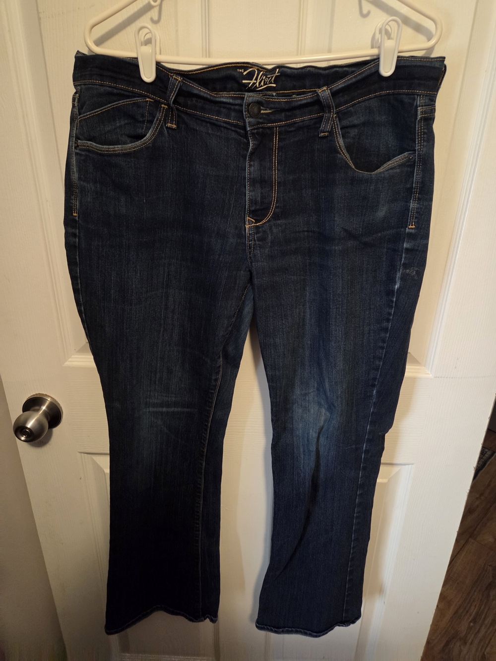Old Navy Dark Blue Straight-Leg Jeans